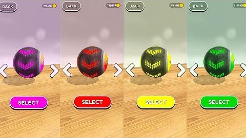 Going Balls New Update - Colors Reaction 4x Ball Run Gameplay Android iOS (Part 870)