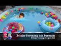 Balita Berenang di Kolam Renang Mainan Anak - Swimming pool kids Vlog