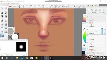 Nose Drawing!Not Tutorial Just For Entertain!(Autodesk sketchbook+Wacom intuos creative pen tablet)