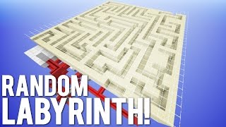 Minecraft: Random Changing Piston Maze!