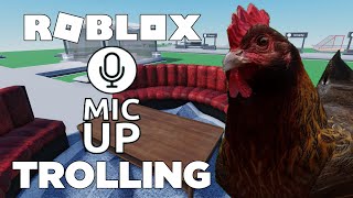 Roblox Mic Up Trolling: Chicken screenshot 5