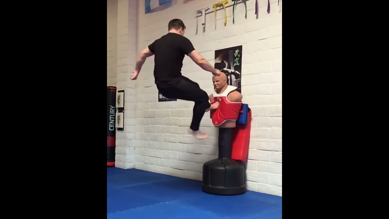 Felt Like Doing A Rendition Of Liu Kang S Bicycle Kick 
