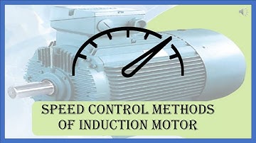 Speed control methods of induction motor