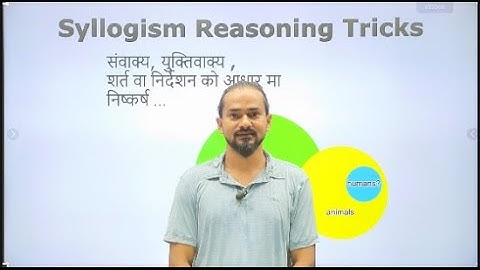 Syllogism | IQ Tricks by Tek Pant
