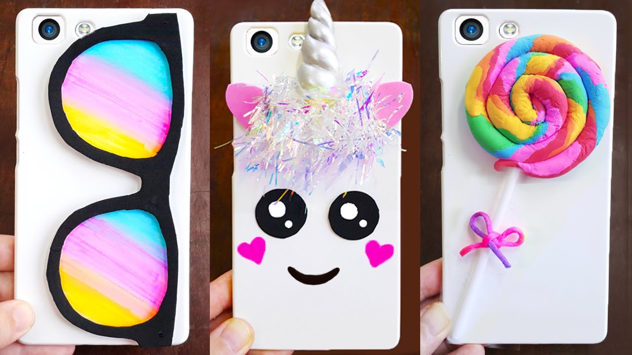 15 Diy Phone Cases Easy And Cute Phone Projects And Iphone Hacks Youtube