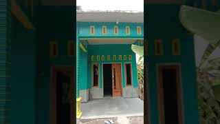 Rumah kombinasi warna hijau tosca & kuning
