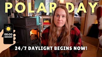 24 Hours of Daylight?! ︱ First MIDNIGHT SUN in our cosy cabin on Svalbard