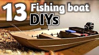 13 Awesome fishing boat DIYs