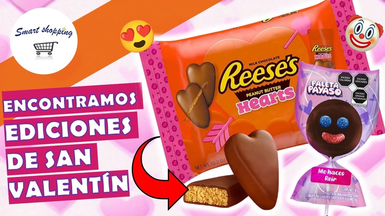 Reese’s Hearts ahora en forma de CORAZON, es lo mismo que los Reese´s? ❤️🍭