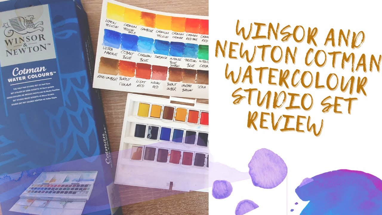 Winsor and Newton Cotman Watercolor Studio Set