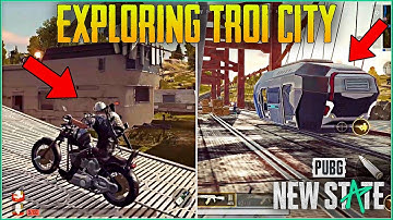 PUBG : NEW STATE TROI CITY FIRST LOOK GAMEPLAY | PUBG NEW STATE MAP EXPLORING 🔥