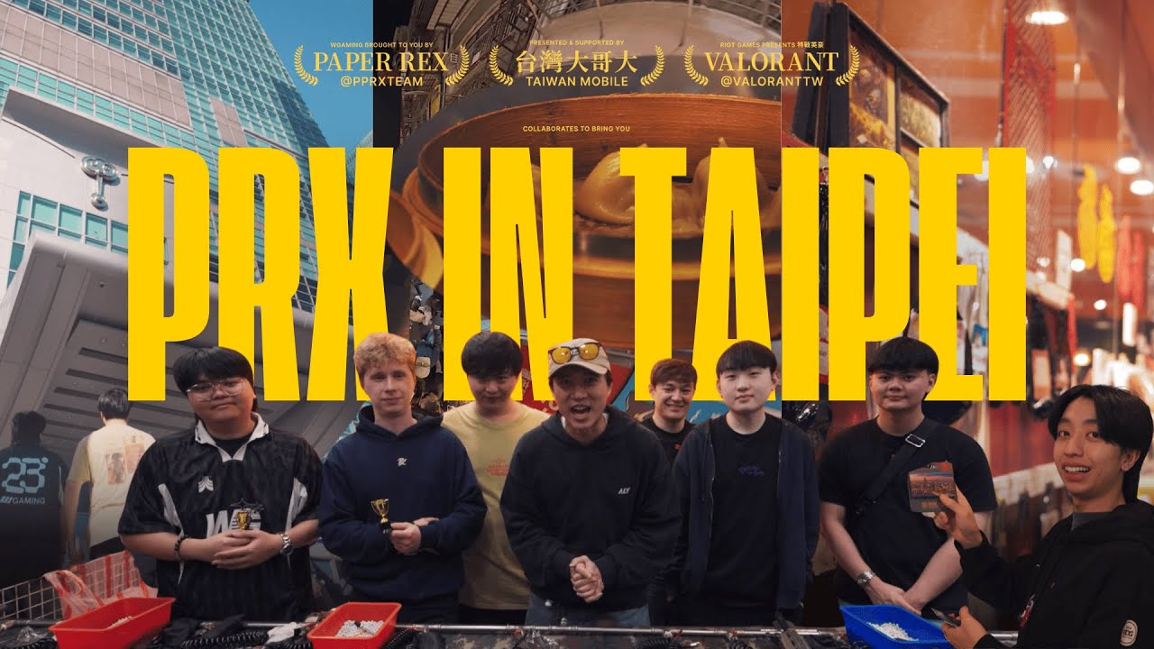 特戰 VCT 聚焦｜ 2025 Paper Rex in Taipei探索行動！PRX 城市任務啟動！