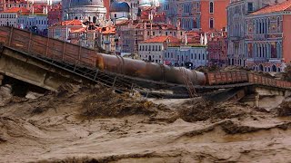 Spain is broken! Historic flood and hurricane rage in Madrid