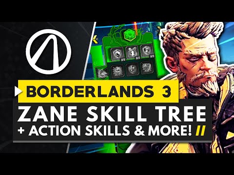 BORDERLANDS 3 | All ZANE Action Skills, Perks & Abilities - Full Skill Tree Breakdown