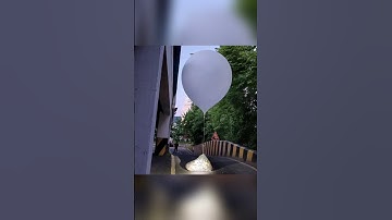 Triều Tiên thả hàng trăm bóng bay chở rác qua Hàn Quốc lần thứ 5 #news #tintuc