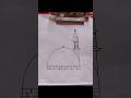 Beautiful Madina Drawing 🕌 | Easy Islamic Art Tutorial