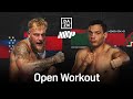 جیک پل در مقابل JULIO CESAR Chavez JR OPEN WORKOUT LIVESTREAM 