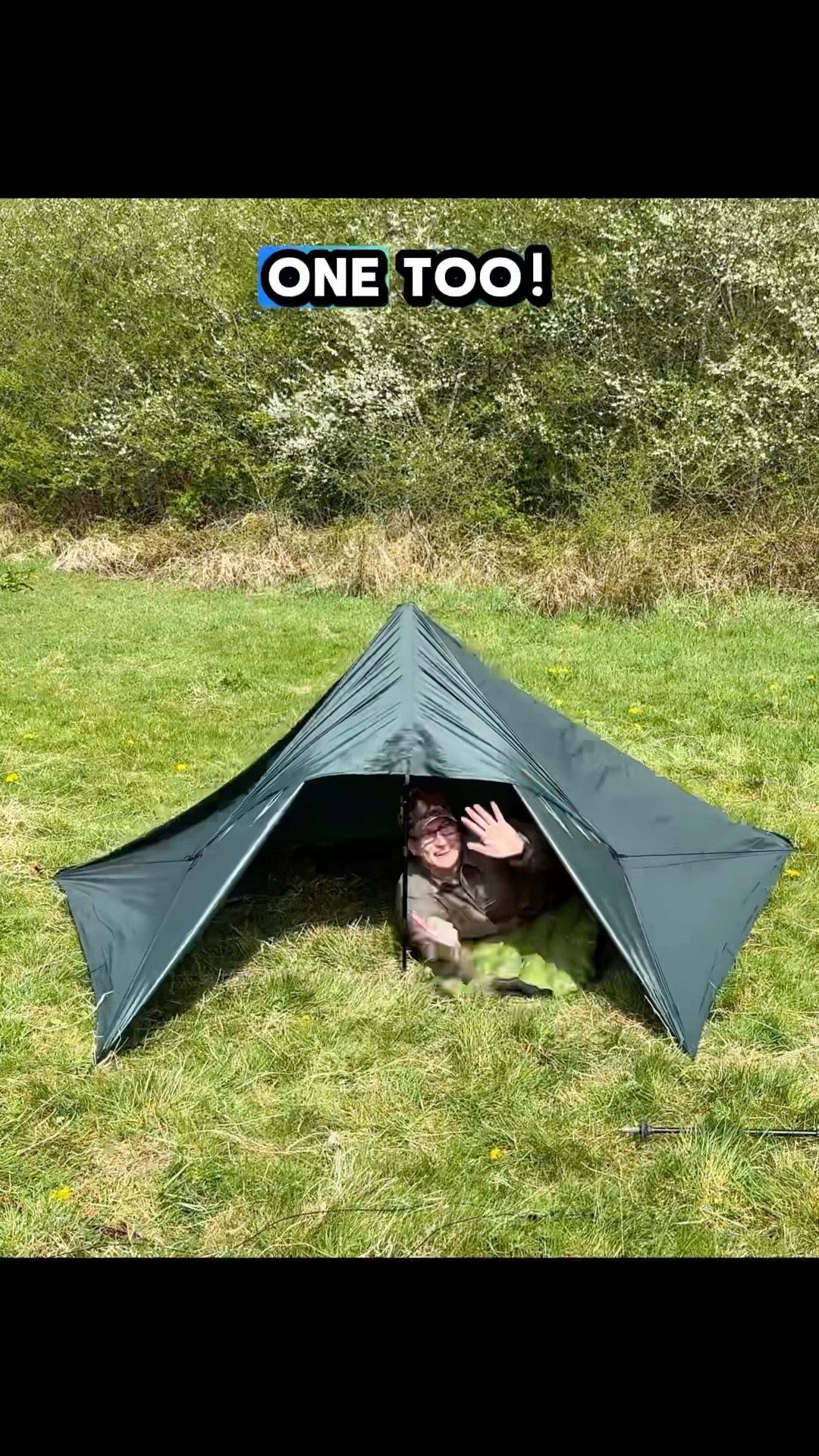 5 tarp shelters in 30 seconds! #tent #wildcamping #stealthcamping