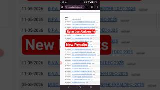 Rajasthan University Result Kaise Dekhe? Uniraj New Result 🔥 #rajasthanuniversity #university