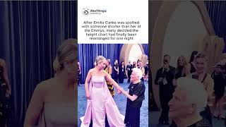 Emilia Clarke’s Emmys Moment Had Everyone Rechecking the Height Chart #Emmys