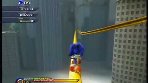 Sonic Unleashed (360) - Skyscraper Scamper Act 1