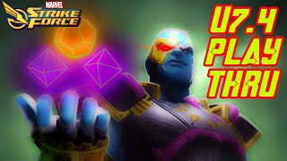 U7.4 Middle Lane - Full Playthrough - MARVEL Strike Force - MSF