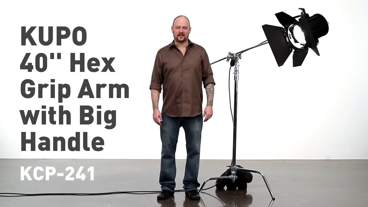 KUPO 40'' Hex Grip Arm with Big Handle (KCP-241) - YouTube