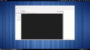 Your first C++ program on Linux