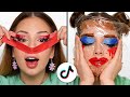 Testing viral tiktok makeup hacks