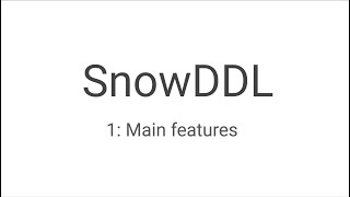 SnowDDL: Main Features (object management in Snowflake)
