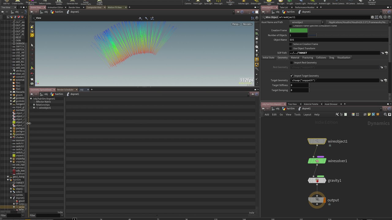 Quick start guide: Houdini hair dynamics - part 1 - YouTube