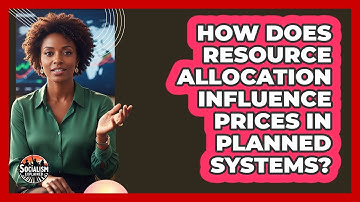 How Does Resource Allocation Influence Prices In Planned Systems?