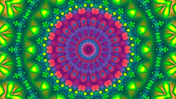 Splendor of Color Kaleidoscope Video v1.2 (Psychedelic Meditation Visuals for Stoners and Trippers)