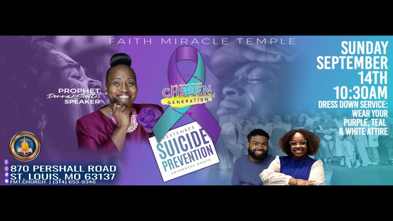 September Suicide Prevention Awareness Month Service LIVE | 9.14.25