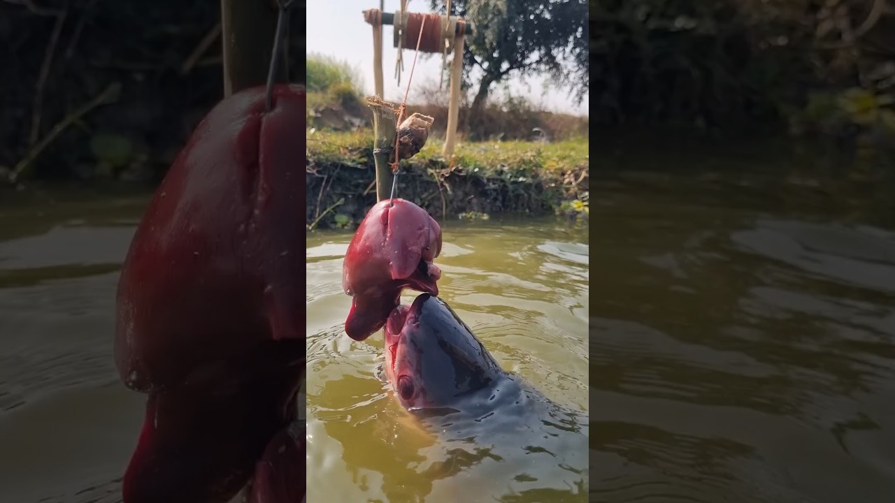 big fishing viral trap video 