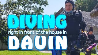 DIVING in front of the house in DAUIN DIVING in front of the house in DAUIN