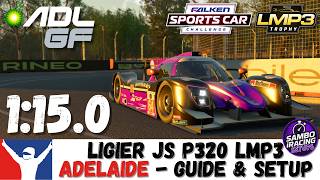 iRacing LMP3 Adelaide Guide 1:15.0 Ligier JS P320 Adelaide Track Guide screenshot 5