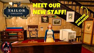 Membuka Kunci Staf & Memperluas Toko! | Tailor Simulator. screenshot 2