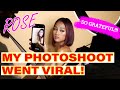 ROSE| My VIRAL photoshoot (I did not expect this!)