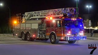 Burnaby Fire Department - 'Old' Ladder 4 Responding