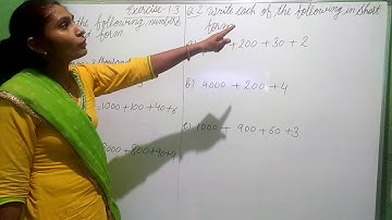 Class-3rd Ch-1 Numbers upto 9999