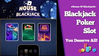 House of Blackjack (Android,iOS)_Amazing with poker, slot and BLACKJACK! screenshot 4