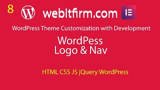 WordPress Theme Customization with Development for beginner tutorial part 8