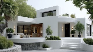 Modern Minimalist House with Mediterranean Curves and Soft Textures screenshot 4