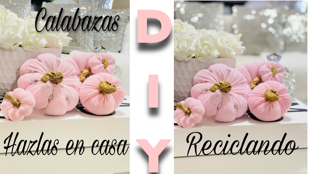 COMO HACER CALABAZAS DE TELA SIN GASTAR DINERO