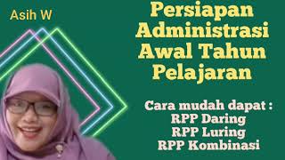 Cara mudah mendapatkan RPP Daring, Luring, Kombinasi secara lengkap dari SD-SMA