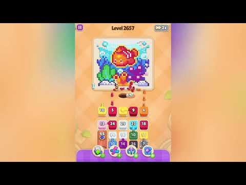 Colony Flow Level 2657 Hard Puzzle Walkthrough Solution 