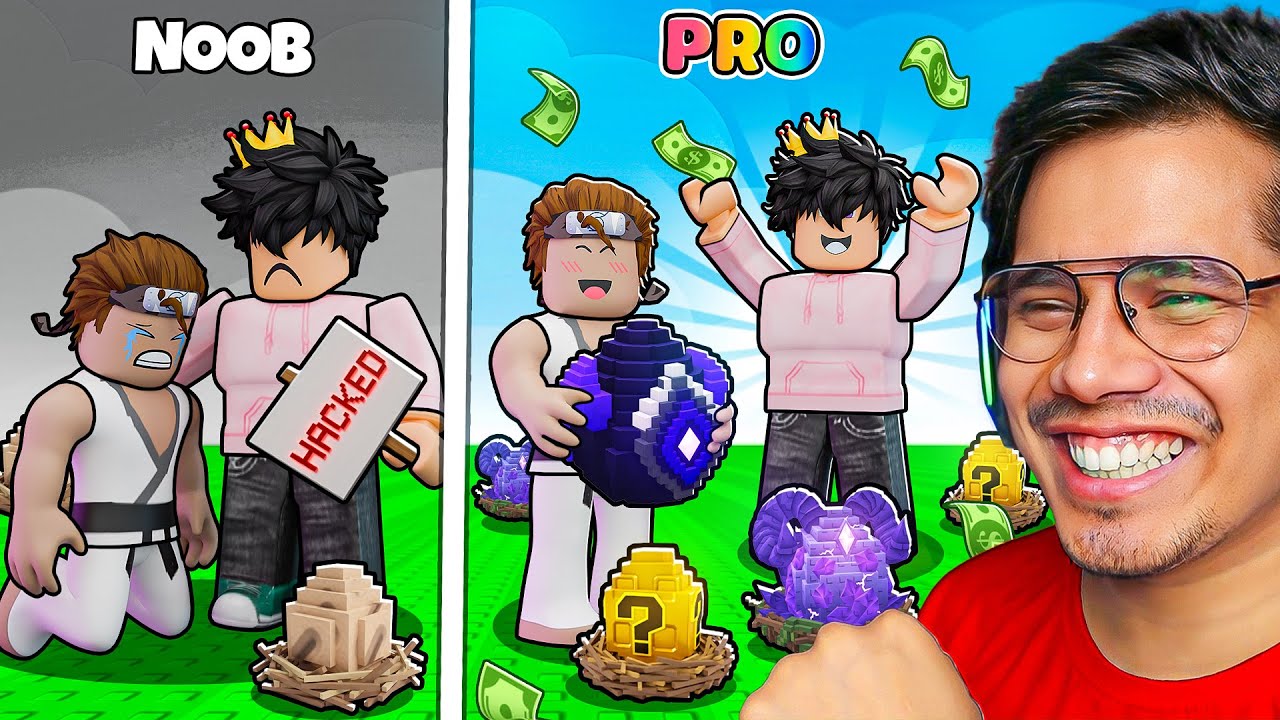 I HACKED JACK’S ACCOUNT IN STEAL AN EGG ROBLOX 😱