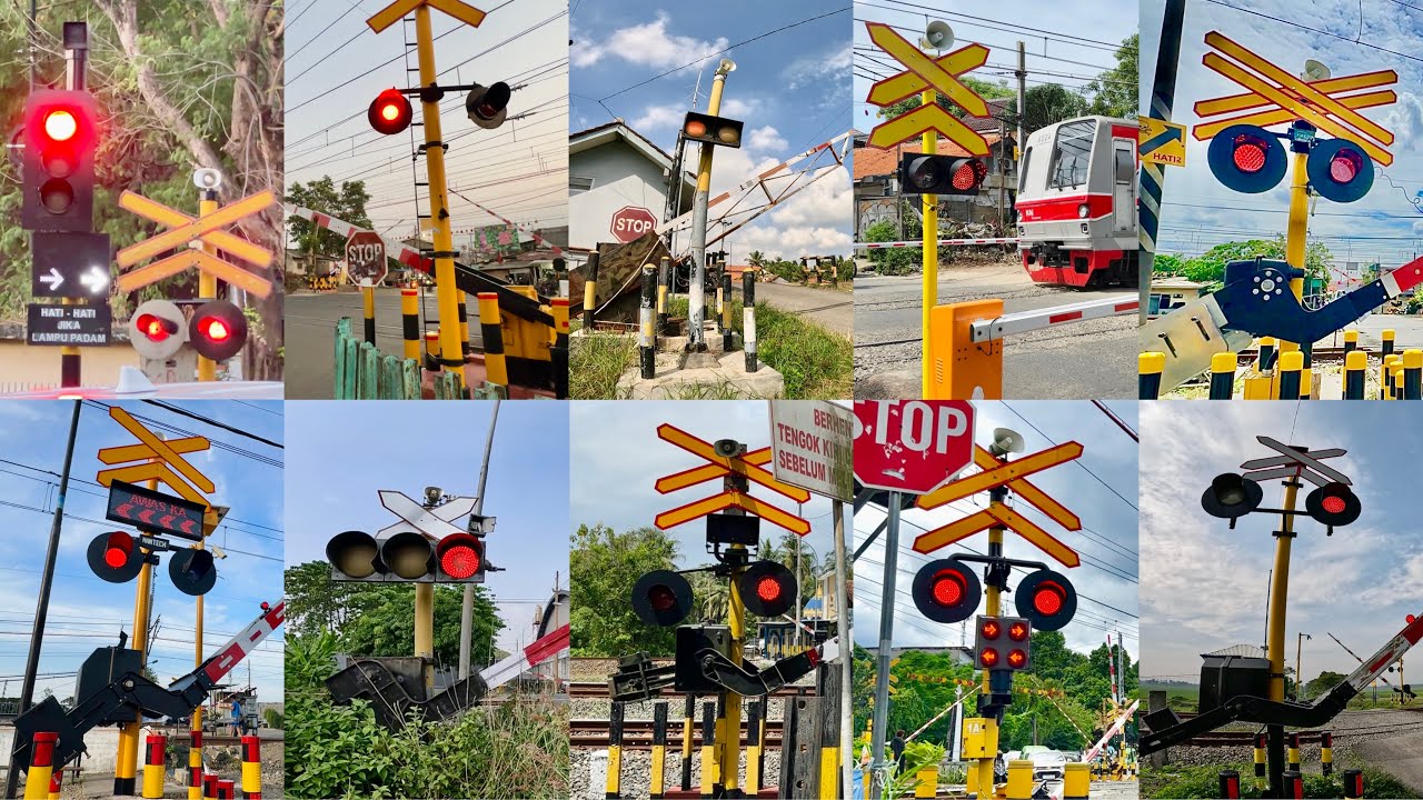 2025 RECAP! Kompilasi Random Perlintasan Kereta Api Terbaik 2025