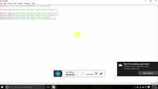 Write a python program to find the area and perimeter of triangle